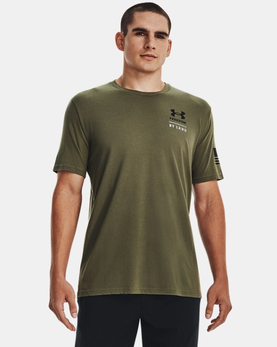Men's UA Freedom By Land T-Shirt, Green, pdpMainDesktop image number 0